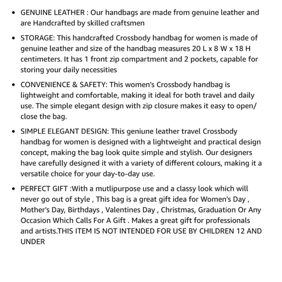 ISLE LOCADA Genuine Leather Crossbody By HIDESIGN - Picture 7 of 7